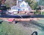 Dredge Bags and Staging Area...