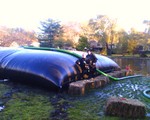 Dredge Bags and Staging Area...