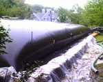 Dredge Bags and Staging Area...